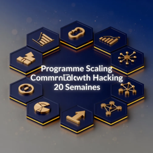 Programme Scaling Commercial Growth Hacking 20 Semaines